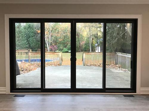 Sliding door installation done in Ontario.